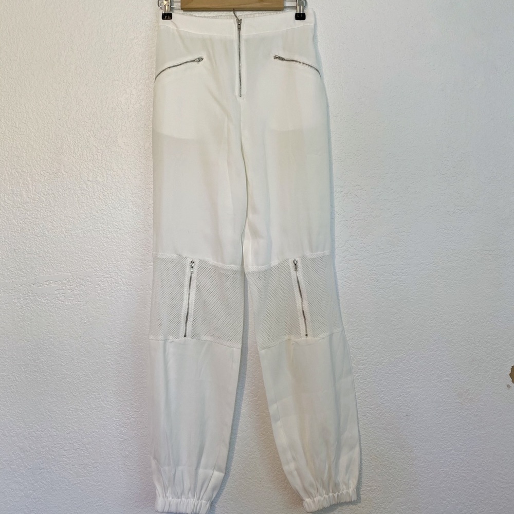 Akita White Mesh Jogger Pant
